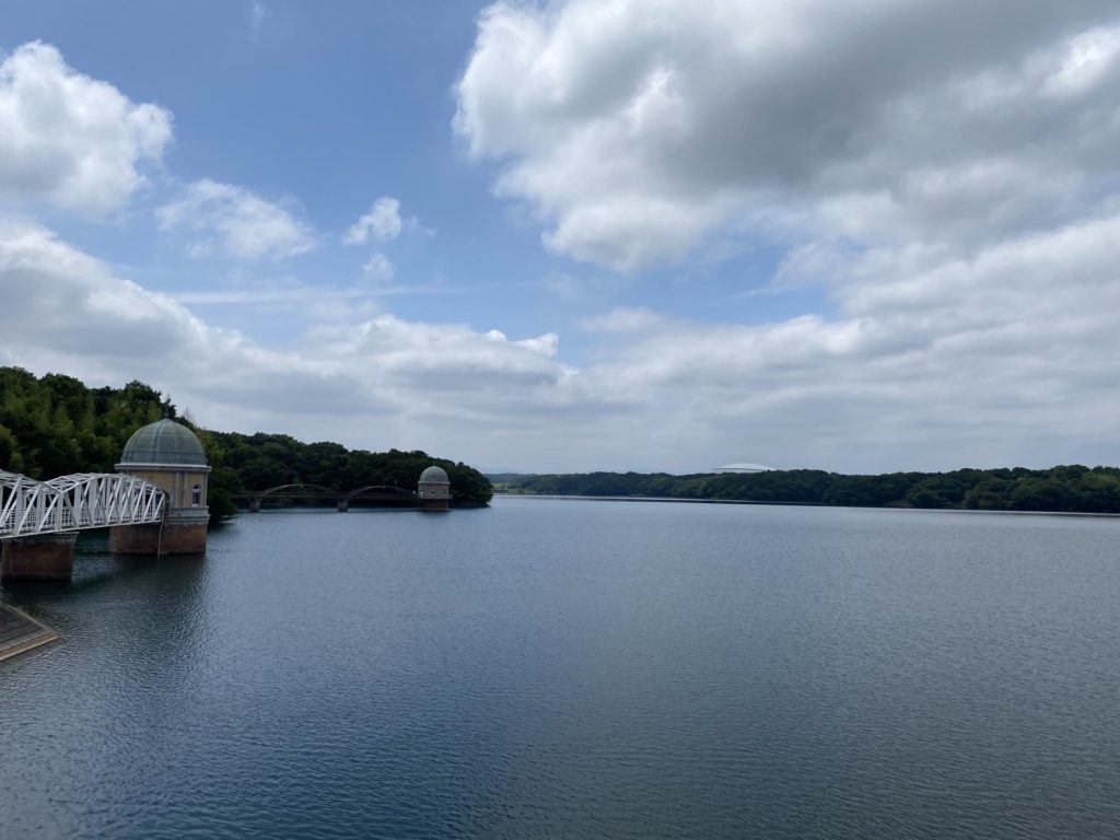 多摩湖全景